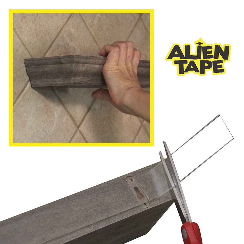 Alien Tape – Süper Güçlü Şeffaf Çift Taraflı Bant | İz Bırakmayan, Yıkanabilir, Yeniden Kullanılabilir Yapışkan Bant